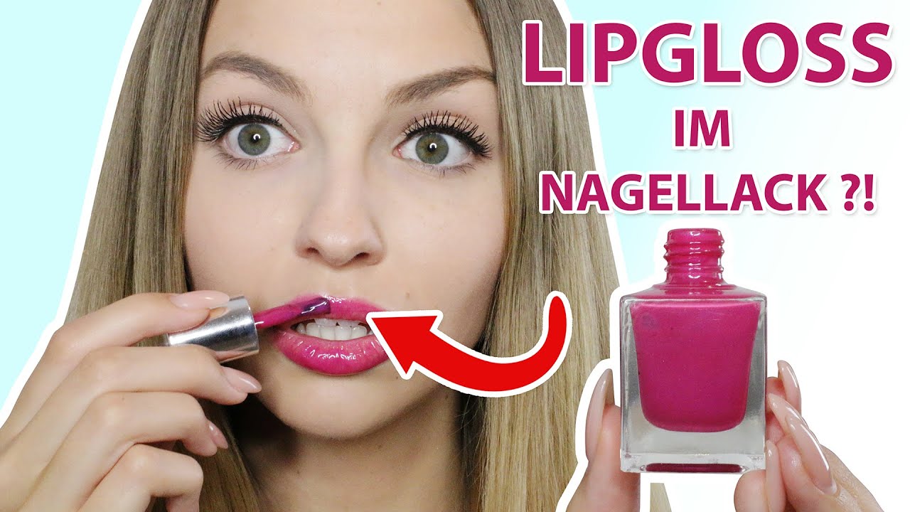 NAGELLACK ALS LIPGLOSS BENUTZEN - ES FUNKTIONIERT! Ungewöhnliche DIY Idee im Test | XLAETA