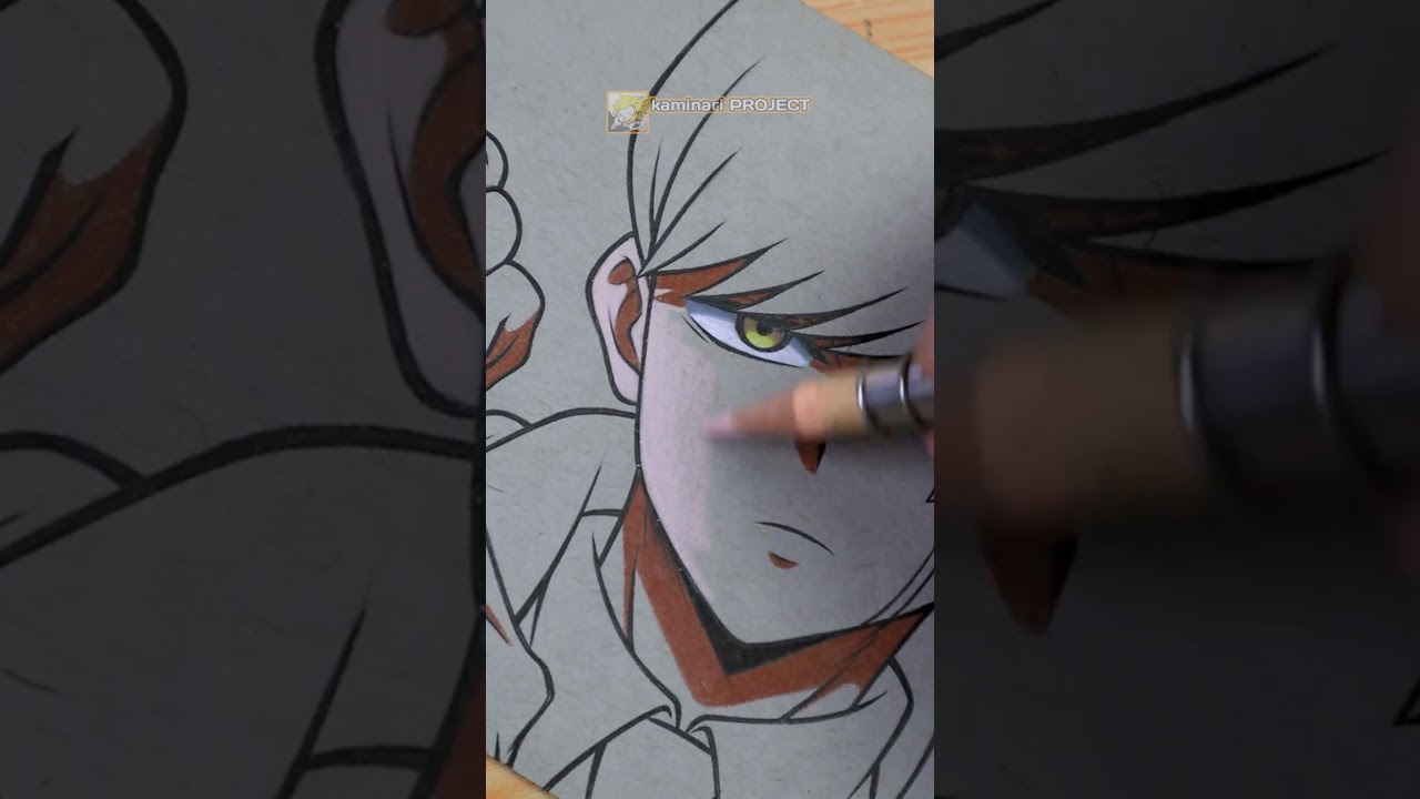 Drawing Mash Burnedead 👊 || Mashle: Magic and Muscles #shorts #mashle #mashlemagicandmuscles #anime