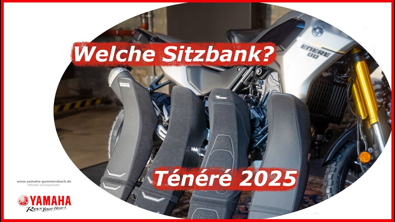 Sitzbänke im Vergleich - Yamaha Tenere 700 (2025)