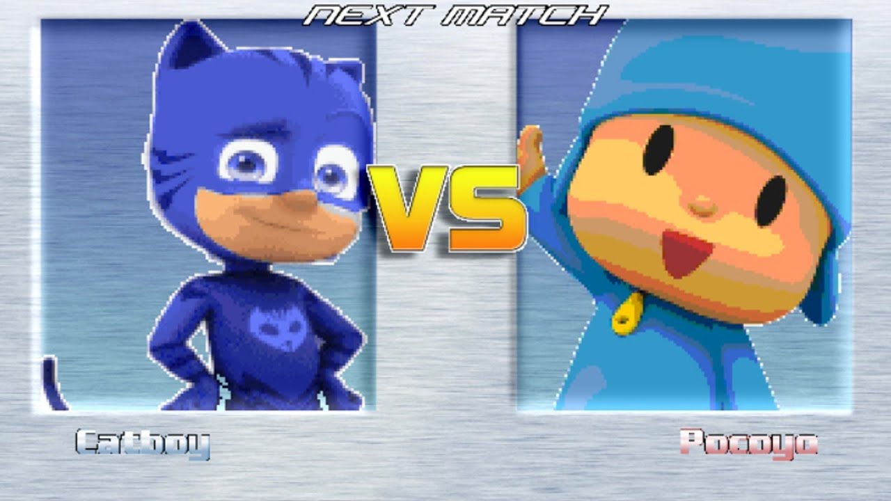 M.U.G.E.N BATTLES | Catboy vs Pocoyo | PJ Masks vs Pocoyo