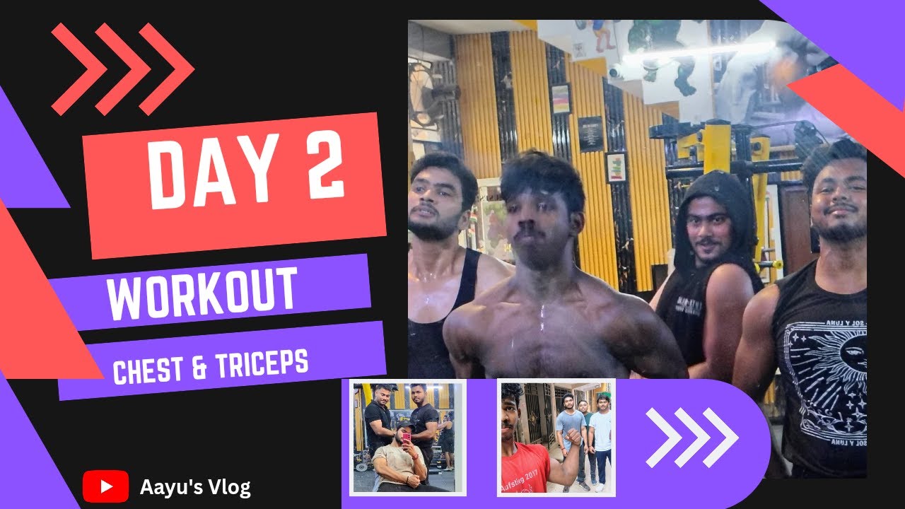 DAY 2 :- Chest & Triceps Workout | Re-upload | Workout Series