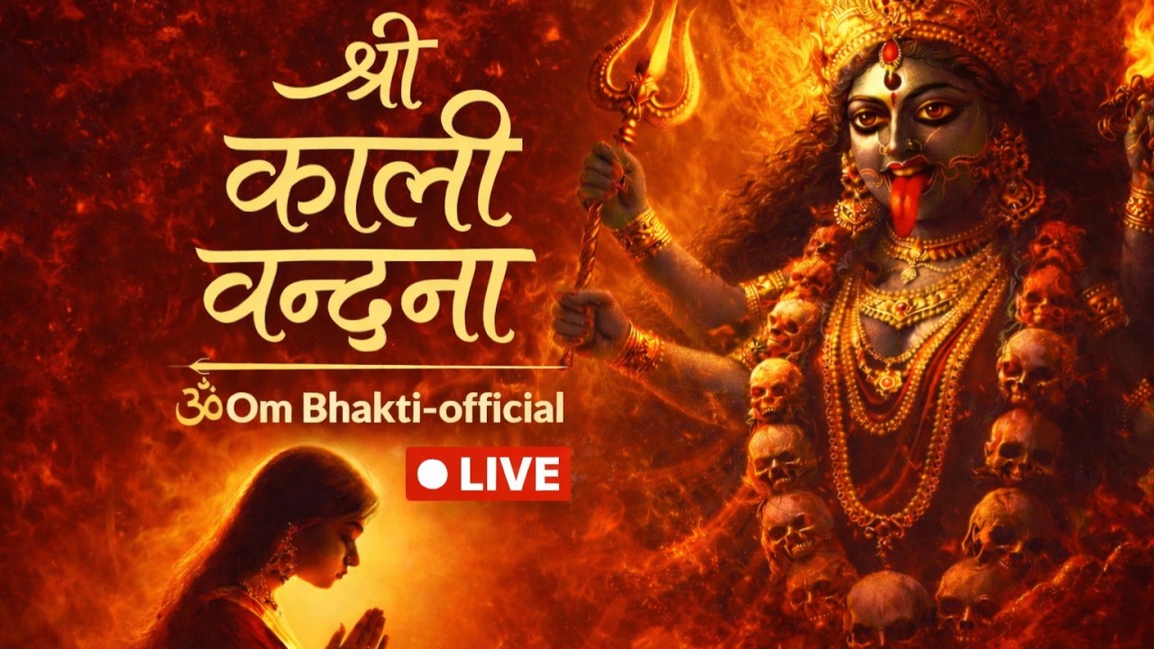 🔴 LIVE: शक्तिशाली काली माता स्तुति | Maa Kali Mantra & Stuti | Kali Mata Bhajan | Kali Mata Live