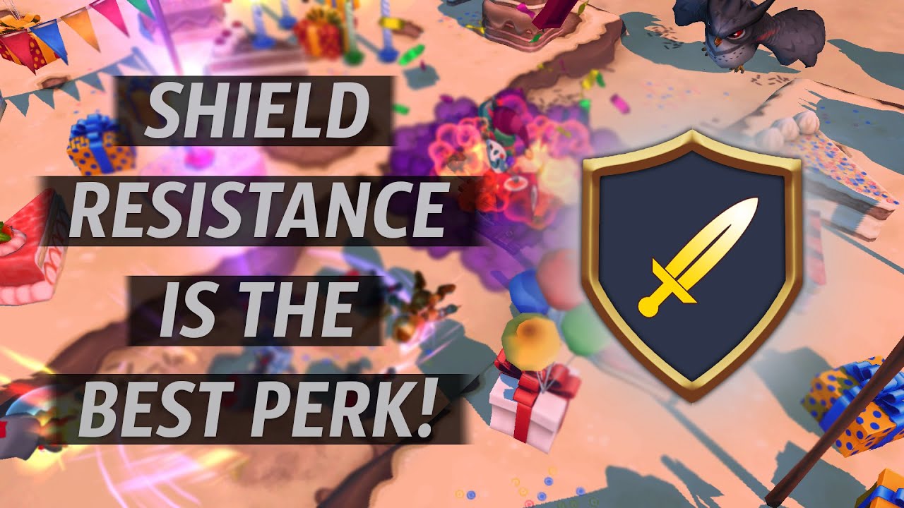 Royal Revolt 2 - Shield Resistance is the best perk!