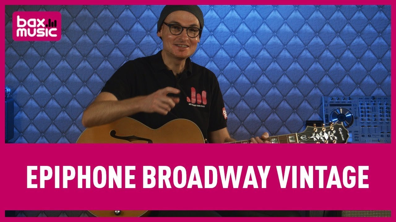 Epiphone Broadway Vintage Natural Guitare Hollow Body | Bax Music