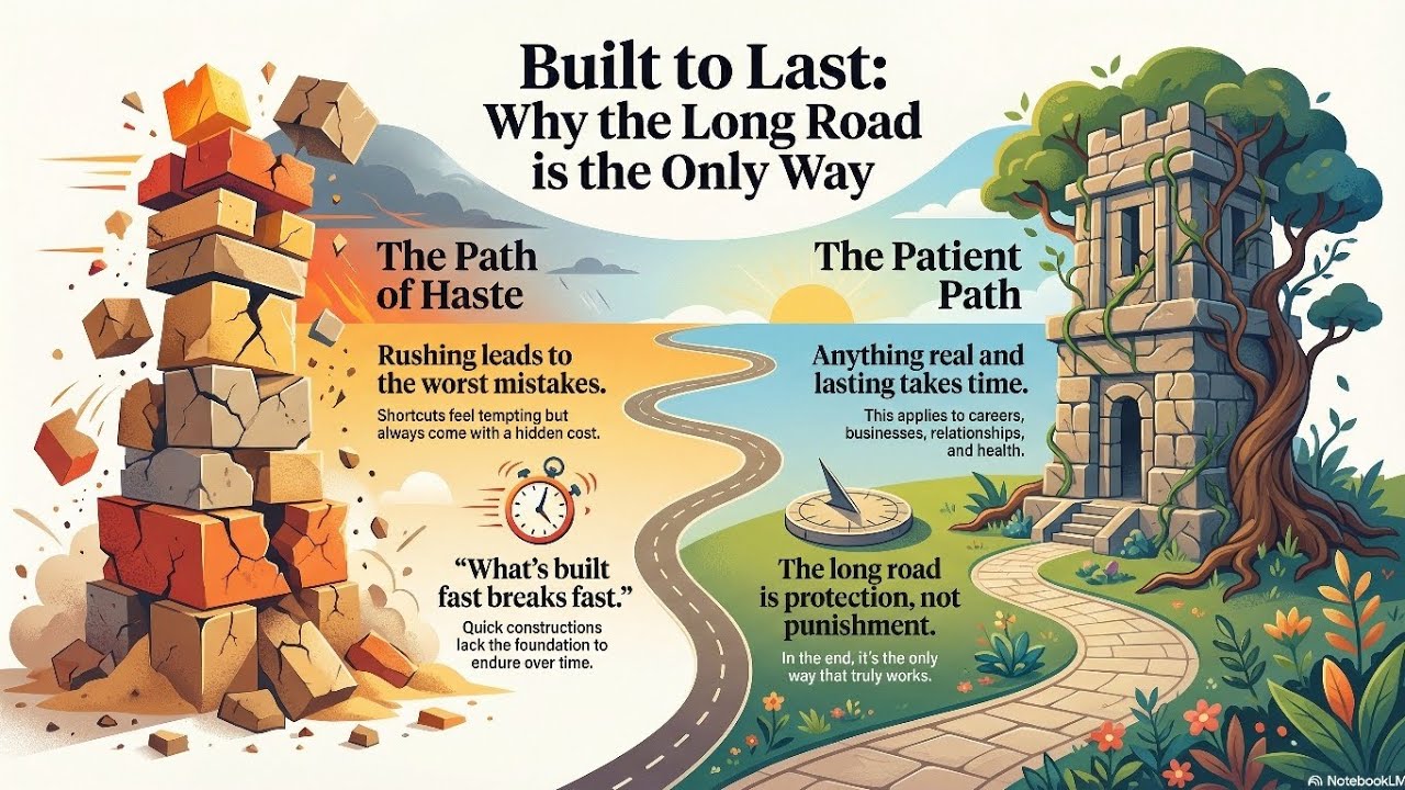 💡 BE PATIENT (why shortcuts are a trap)