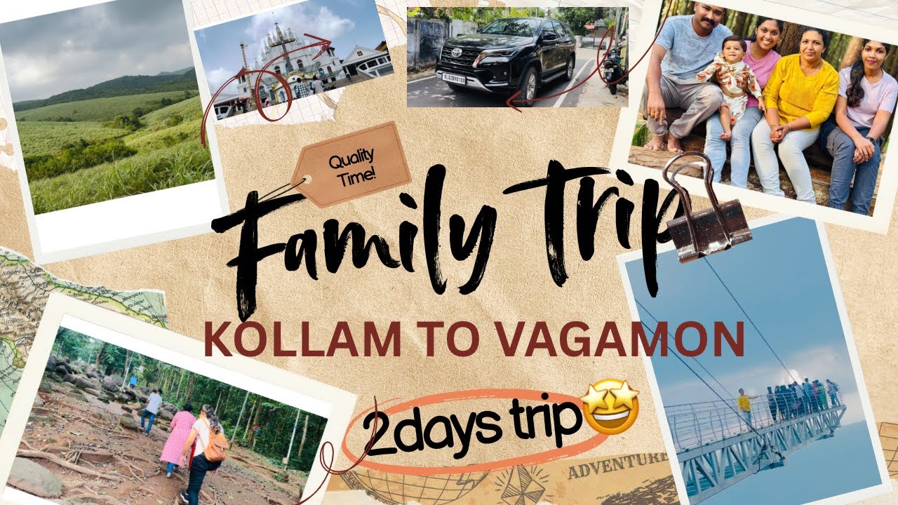 2 DAYS TRIP🤩KOLLAM TO VAGAMON🏔️❄️@ADHIZZZVLOGS