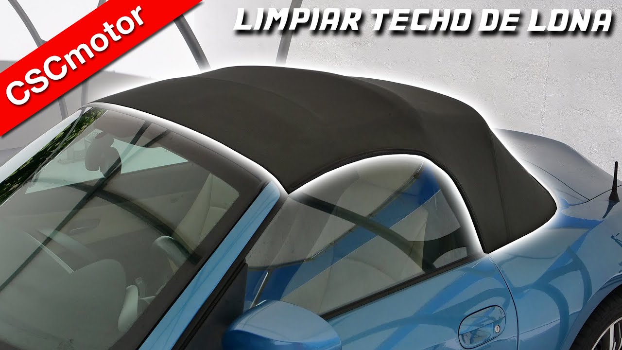 Como limpiar una capota de lona