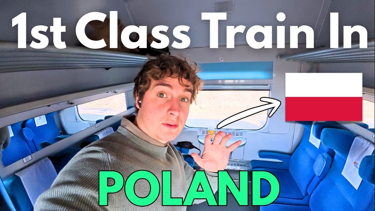 Taking A First Class Train In POLAND (Niesamowite Wrażenia!)