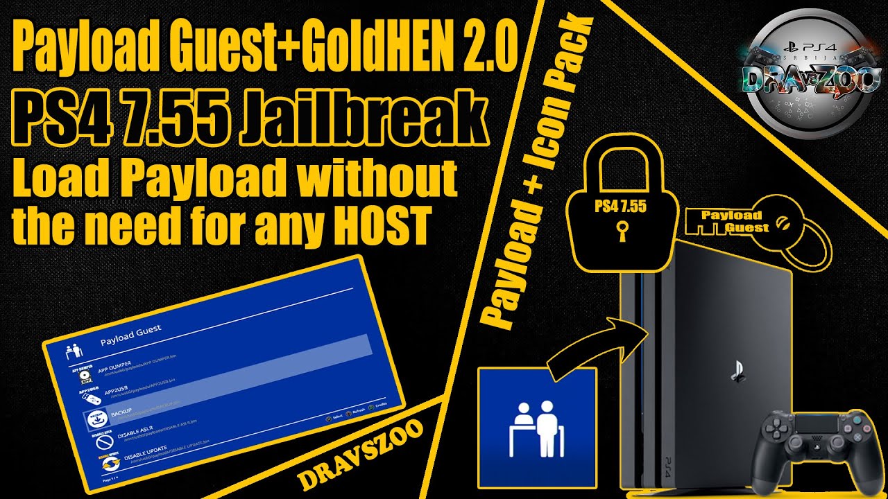 Payload Guest + GoldHEN 2.0 TEST | Payload+Icon Pack | Load Payload without the need for any HOST