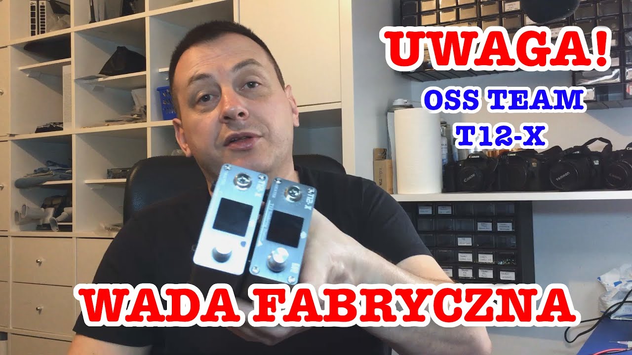 Stacja lutownicza OSS TEAM T12 X - wada fabryczna lutownicy!  T12X  with a hidden defect!