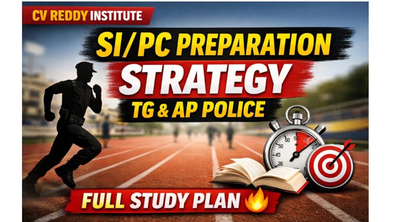 Preparation Strategy for SI/PC- TG/AP Police Jobs