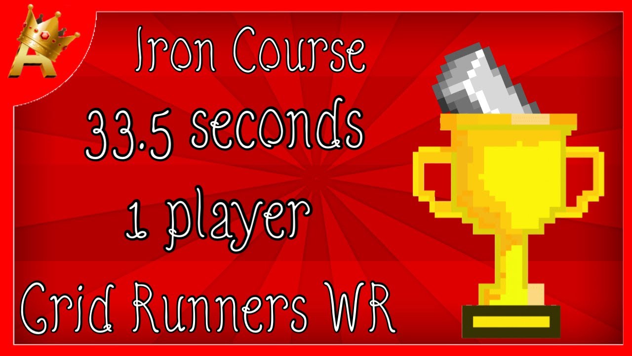 Grid Runners WR | Iron Course | 33.5 seconds | 1 Player (post-patch, no exploits)