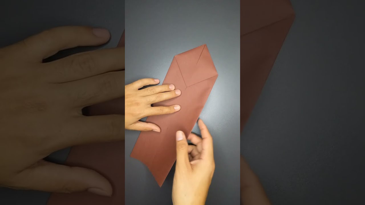 How to make an envelope in origami, post it note origami envelope #origami #diy #envelope