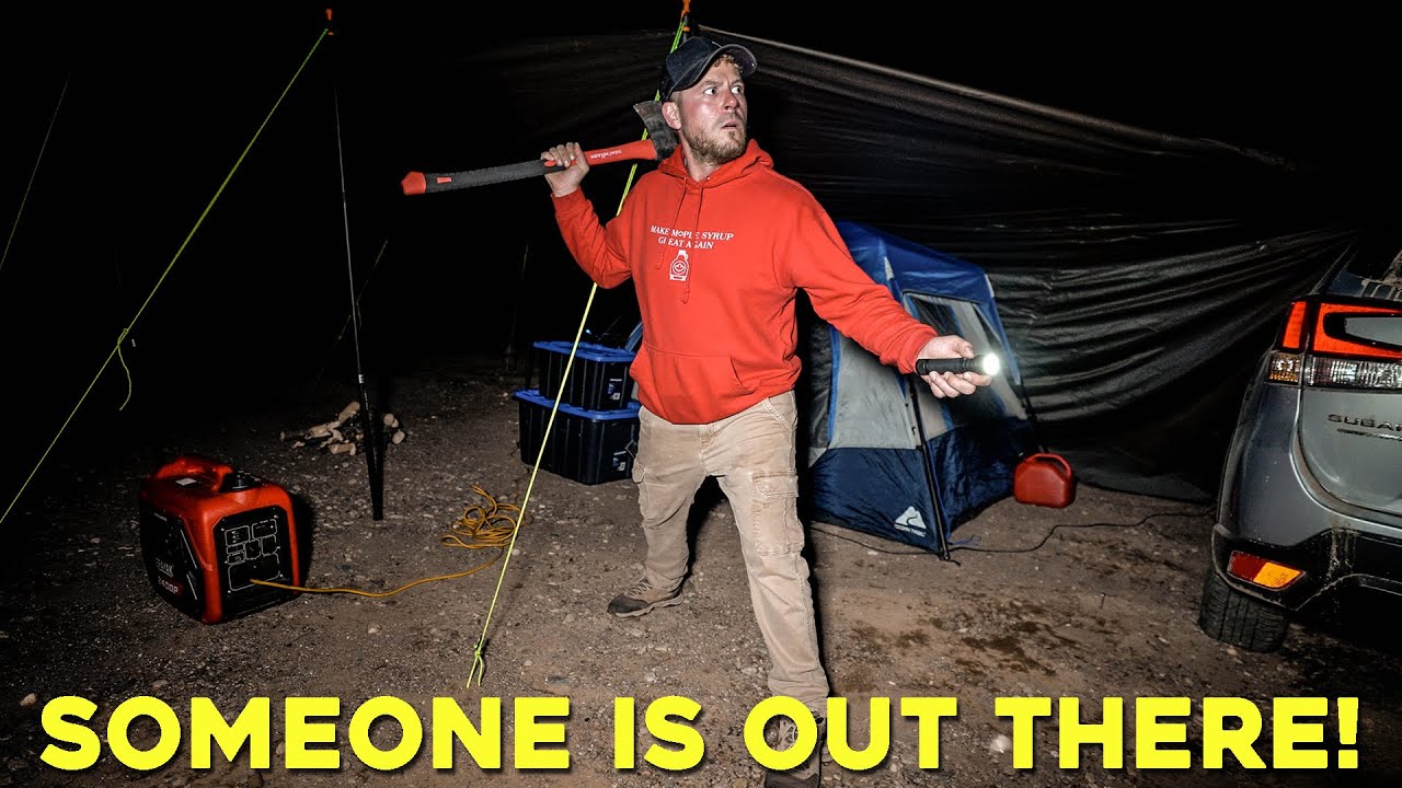 (TERRIFYING) SCARIEST NIGHT CAMPING ALONE IN HAUNTED MURDERER FOREST | REMOTE CANADIAN WILDERNESS