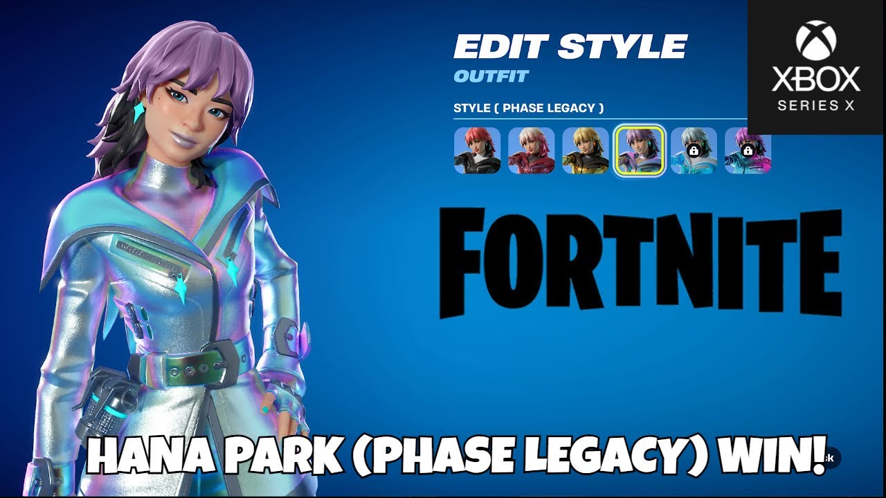 FORTNITE HANA PARK (PHASE LEGACY) WIN! XBOX CHAPTER 7 SEASON 1