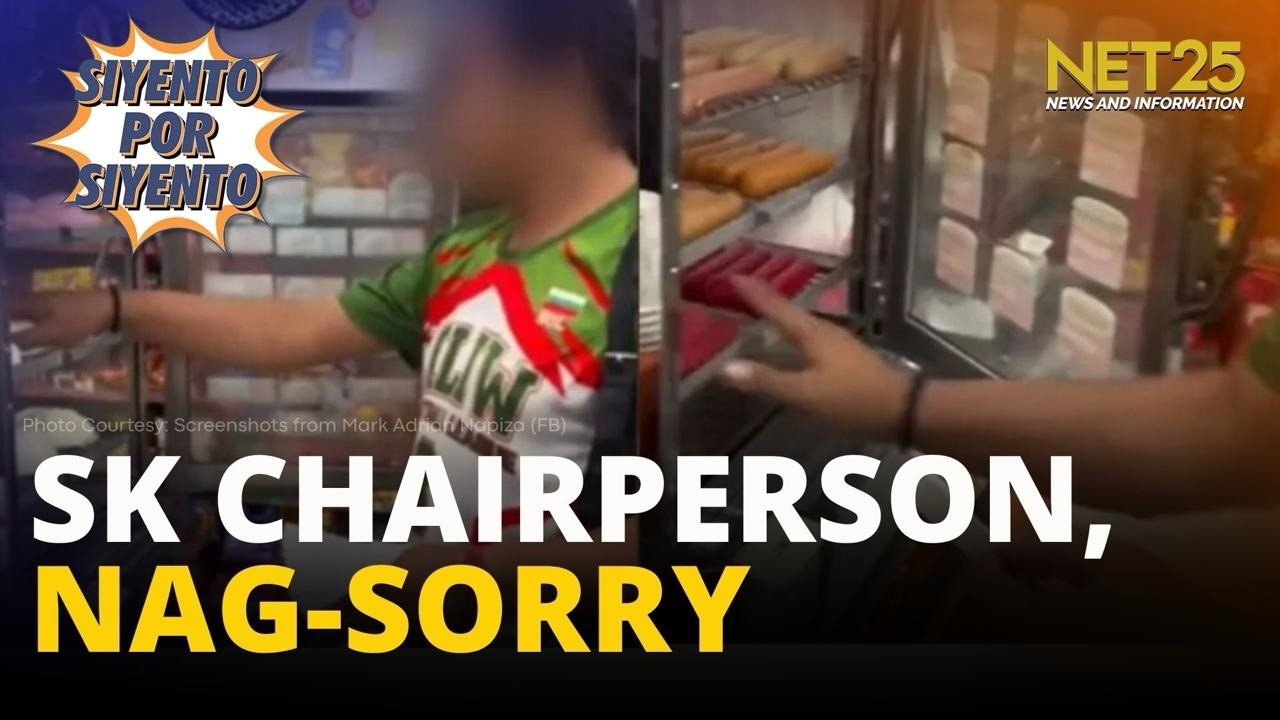 SK chairperson na hinawakan ang pagkain sa convenience store, nag-sorry