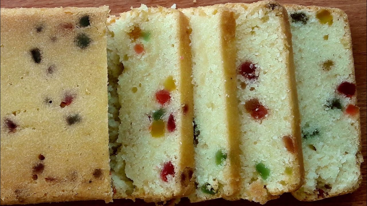 ಬೇಕರಿ ಸ್ಟೈಲ್ ಟುಟ್ಟಿ ಫ್ರುಟ್ಟಿ ಕೇಕ್/Eggless tutti frutti cake recipe /bakery style tutti frutti cake