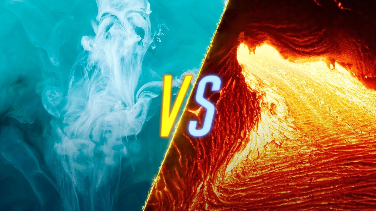 Liquid Nitrogen VS Lava
