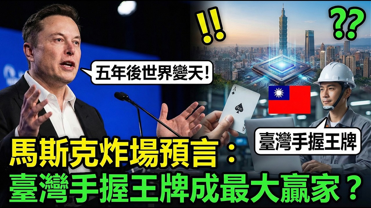 斯克重磅預言：五年後世界徹底變天！臺灣手握半導體王牌，普通人的烏托邦時代真的要來了？