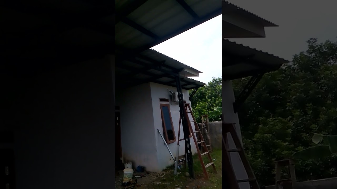Pemasangan kanopi holo30 &times;90