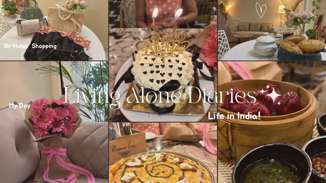 Living alone diaries 🌸 | rakshbhandhan and birthday celebration | Life in India 