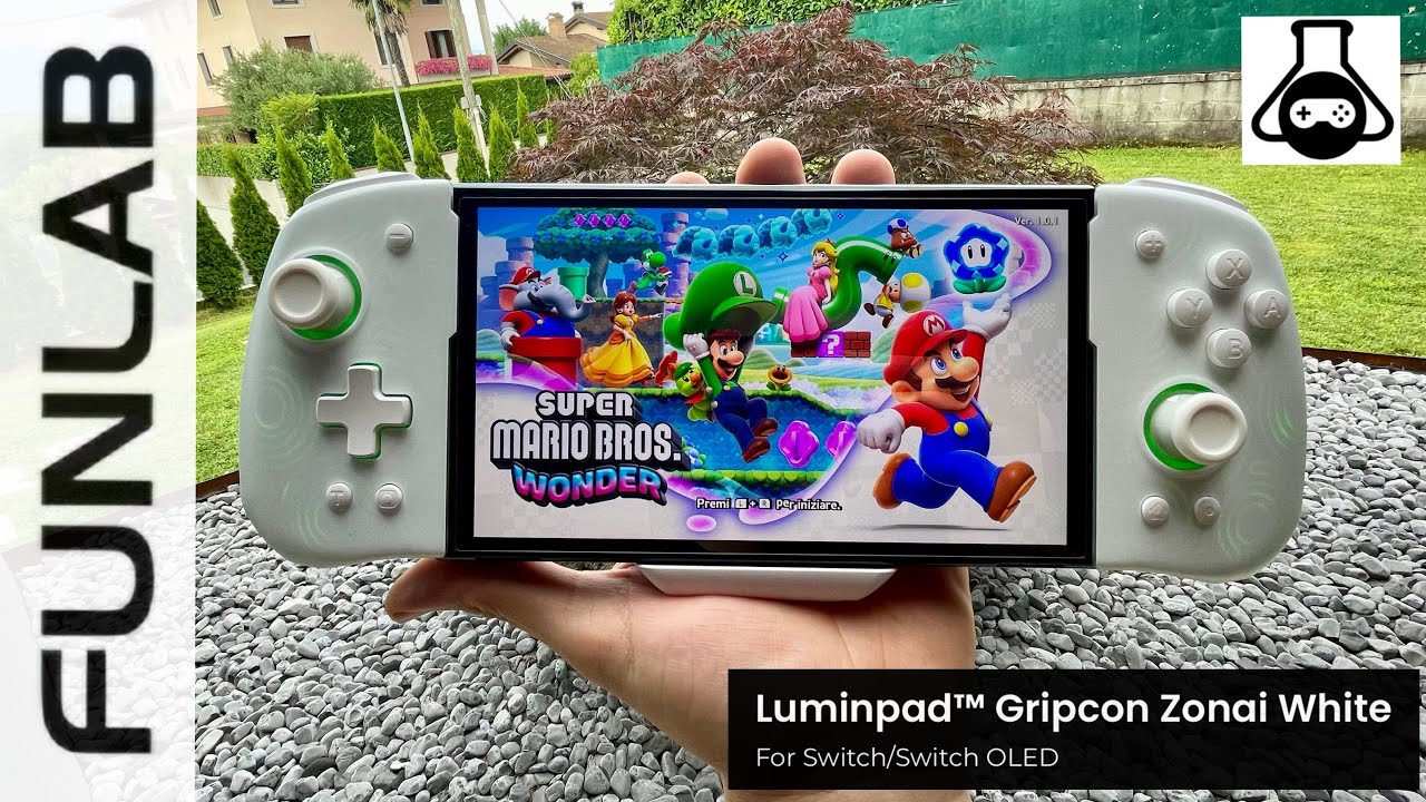 FUNLAB Luminpad Wireless Gripcon For Switch /Switch OLED - Zonai White