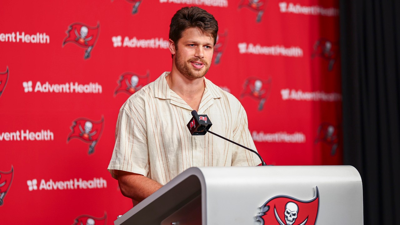 Cade Otton Excited to Return, Confident in Team | Press Conference | Tampa Bay Buccaneers