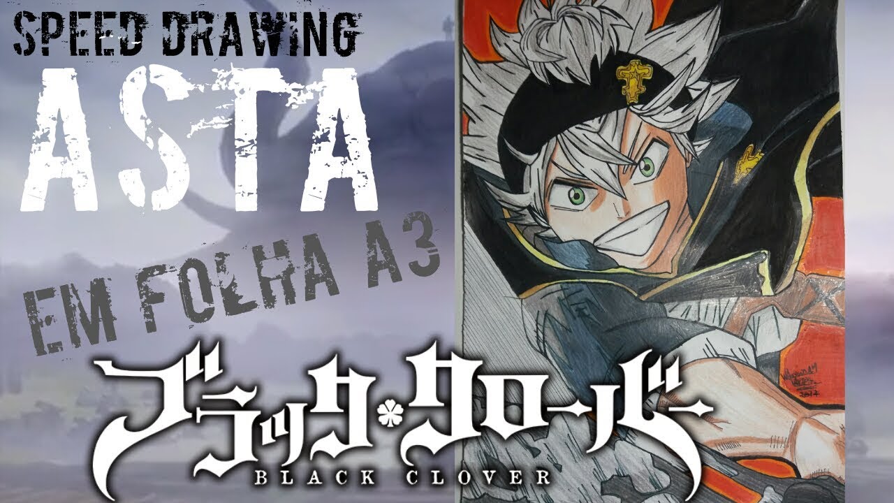 Speed drawing asta (black clover)