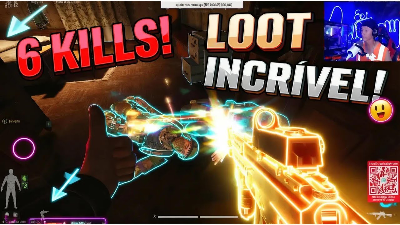 Game Play AKM na PRIMEIRA DO DIA em Farm - KILL's E MUITO LOOT | ARENA BREAKOUT INFINITE