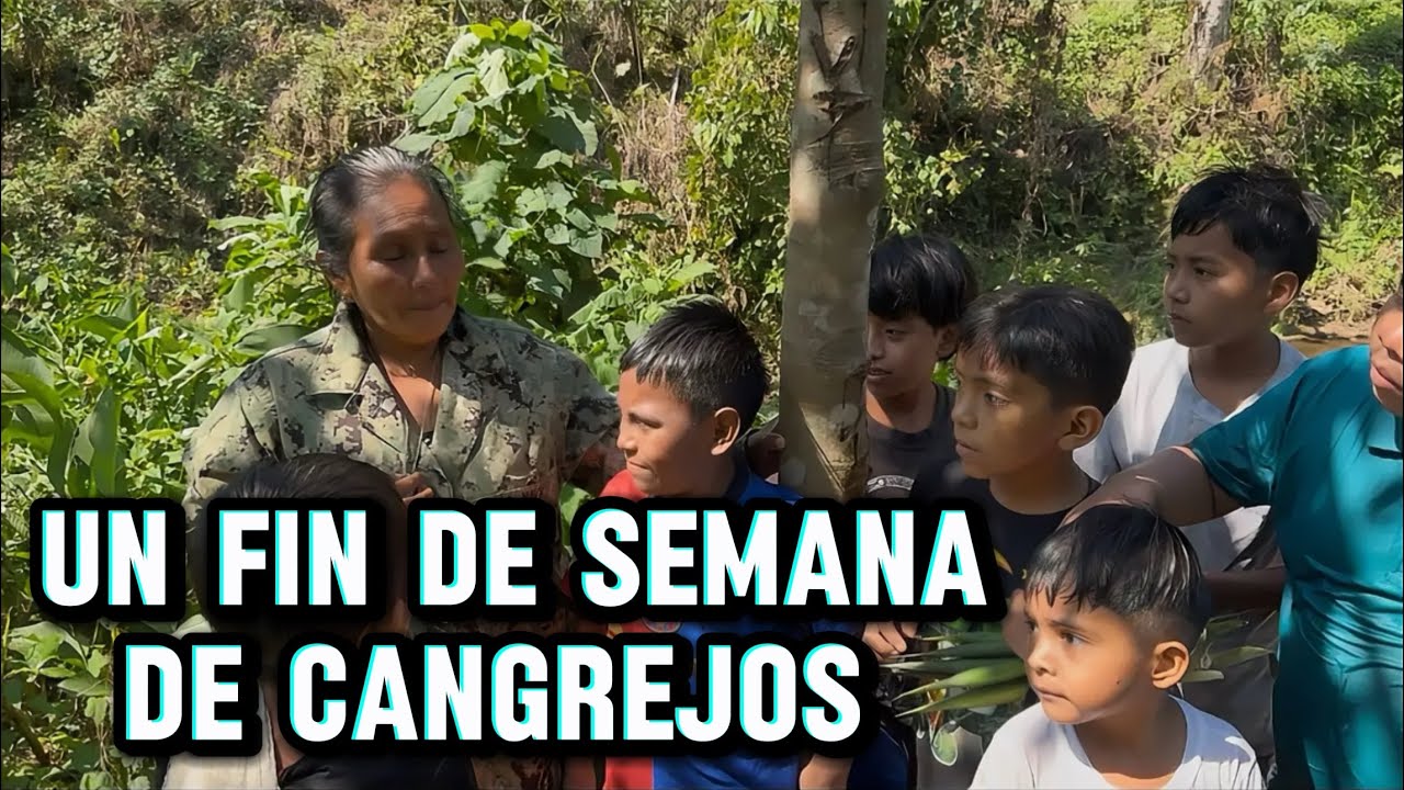 Un fin de semana buscando cangrejos en los ríos 😱🇬🇹