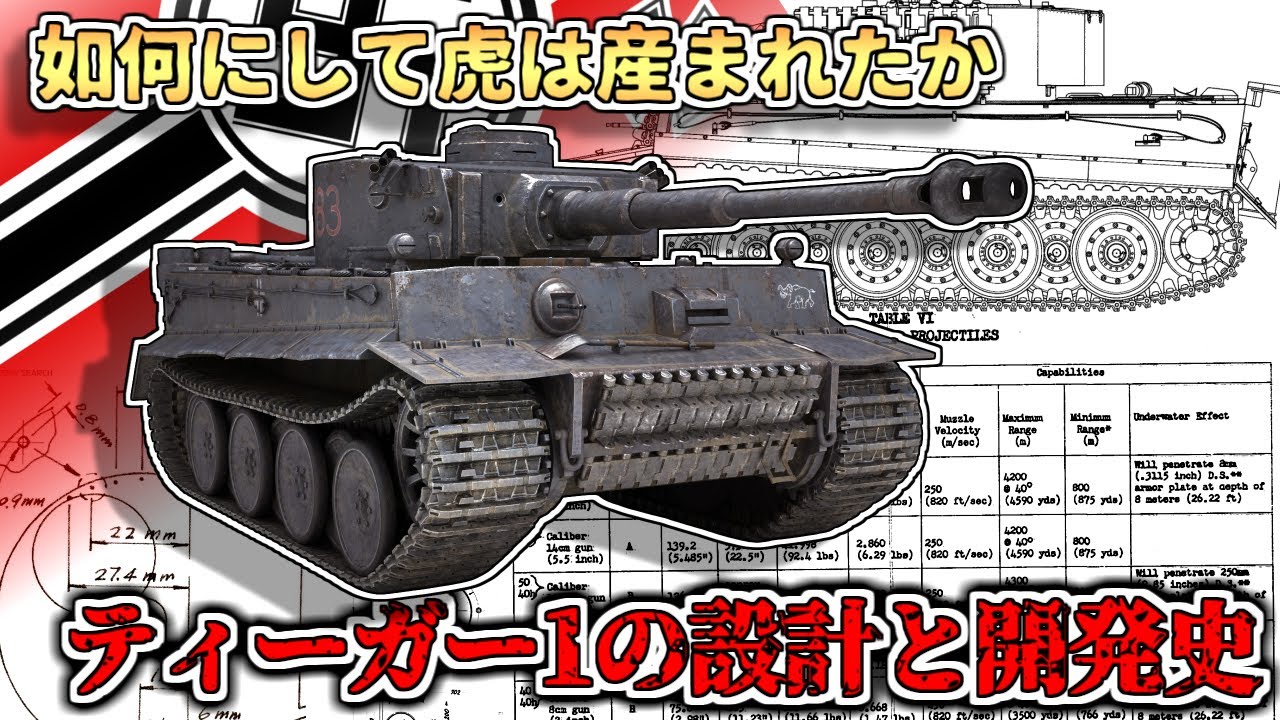 【ゆっくり解説】ティーガーの設計思想と構造～虎はどのように生まれたか
