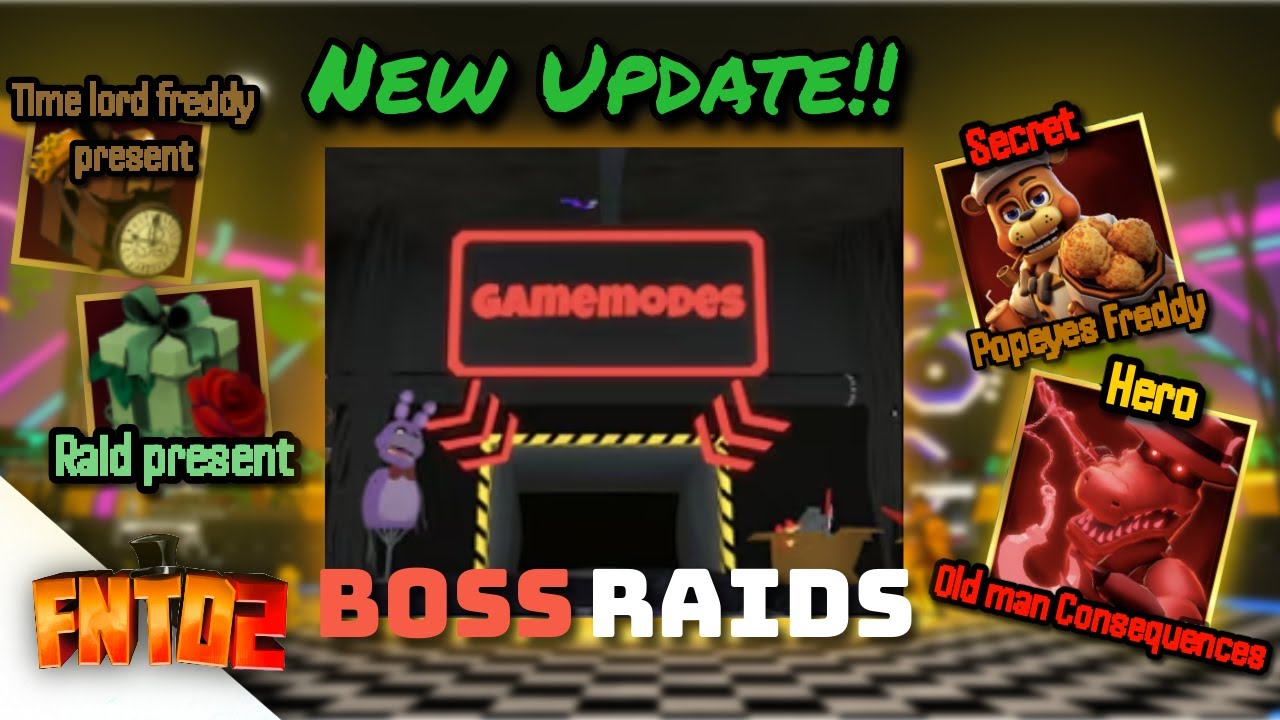 MASSIVE FNTD UPDATE - BOSS RAIDS AND NEW UNITS! (ROBLOX)