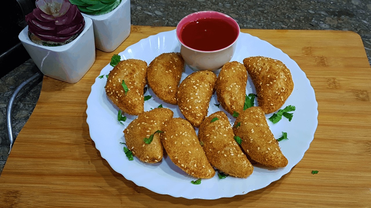 Crispy Chicken Half Moons (Ramadan Series)