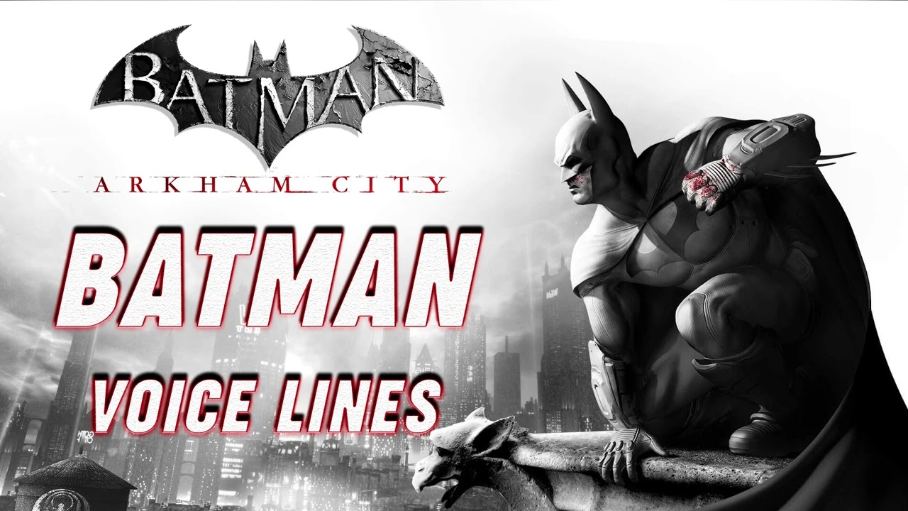 Batman: Arkham City - Batman Voice Lines + Efforts