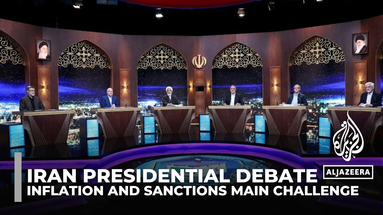 Iranian presidential hopefuls discuss sanctions and foreign policy ahead of Friday's vote