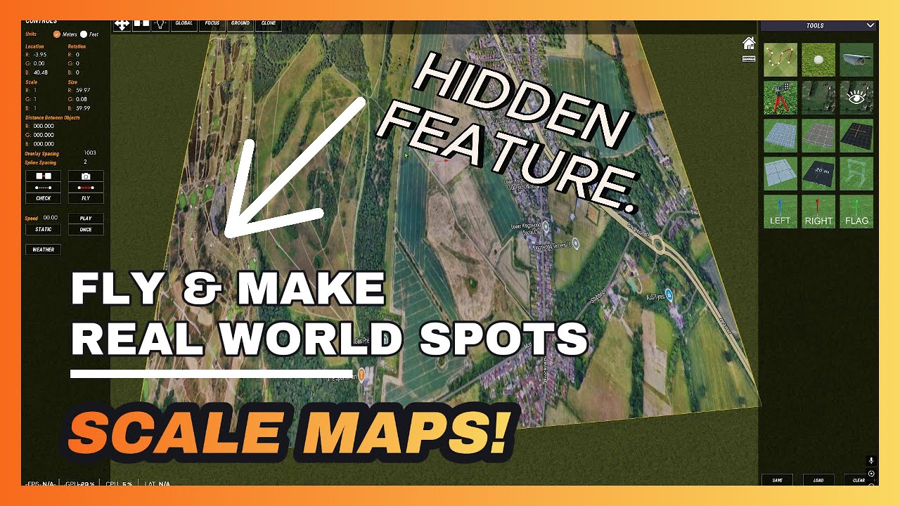 How To Make 1:1 SCALE MAPS - Velocidrone Sim