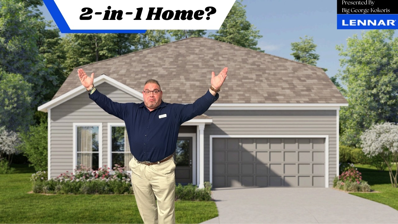 This Lennar Next-Gen Home Is a 2-in-1 Design (Steely Tour)