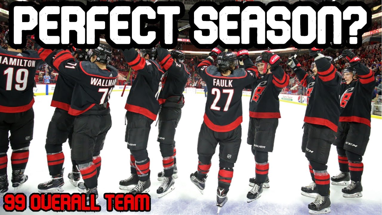 PERFECT SEASON? - Simulating A Full Season With A 99 Overall Team - NHL 21