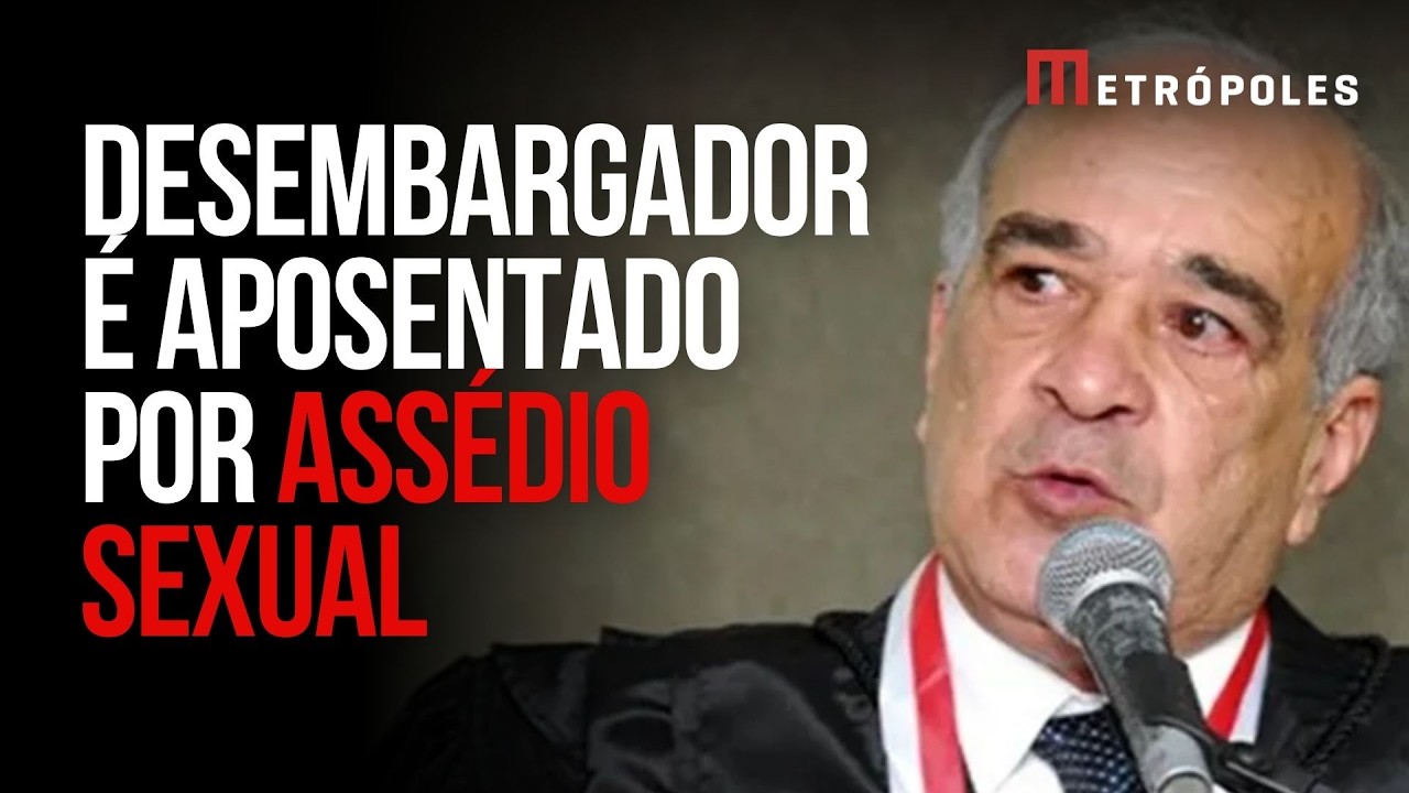 “Tapão na bunda” desembargador de GO é aposentado por assédio sexual