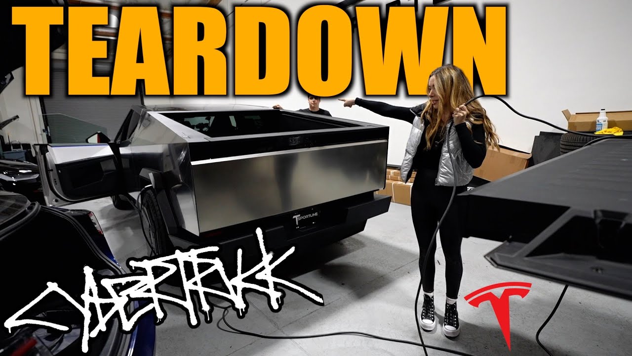 Tearing Down TWO Cybertrucks: Bi-Directional Charging & Engineering Secrets
