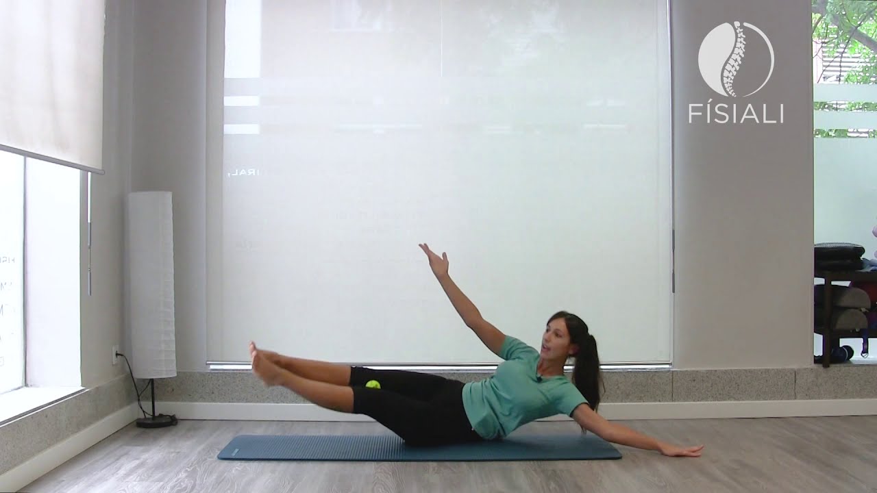 Pilates con Alicia - Clase Suelo Pelota de Tenis Nivel Intermedio