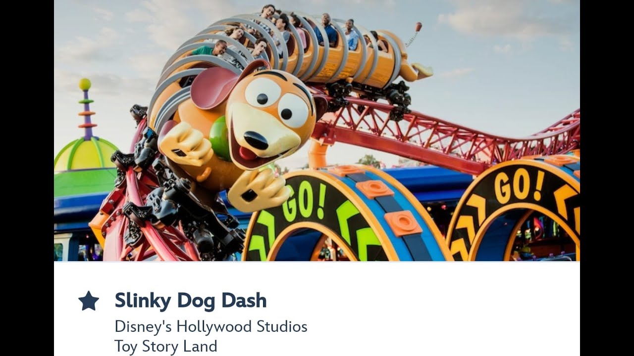 [4k] Slinky Dog Dash - Disney's Hollywood Studios