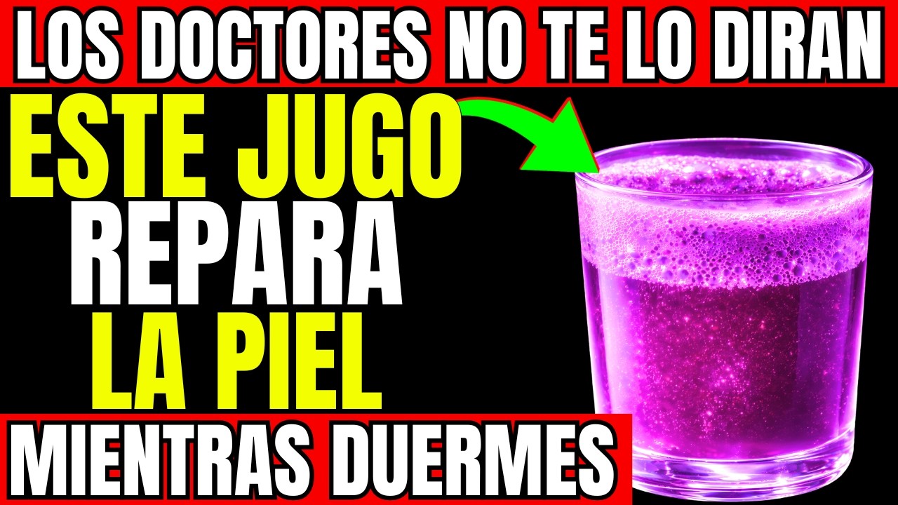 Mayor de 60? Los 4 mejores Jugos para Recuperar tu PIEL FIRME y Eliminar ARRUGAS Mientras Duermes
