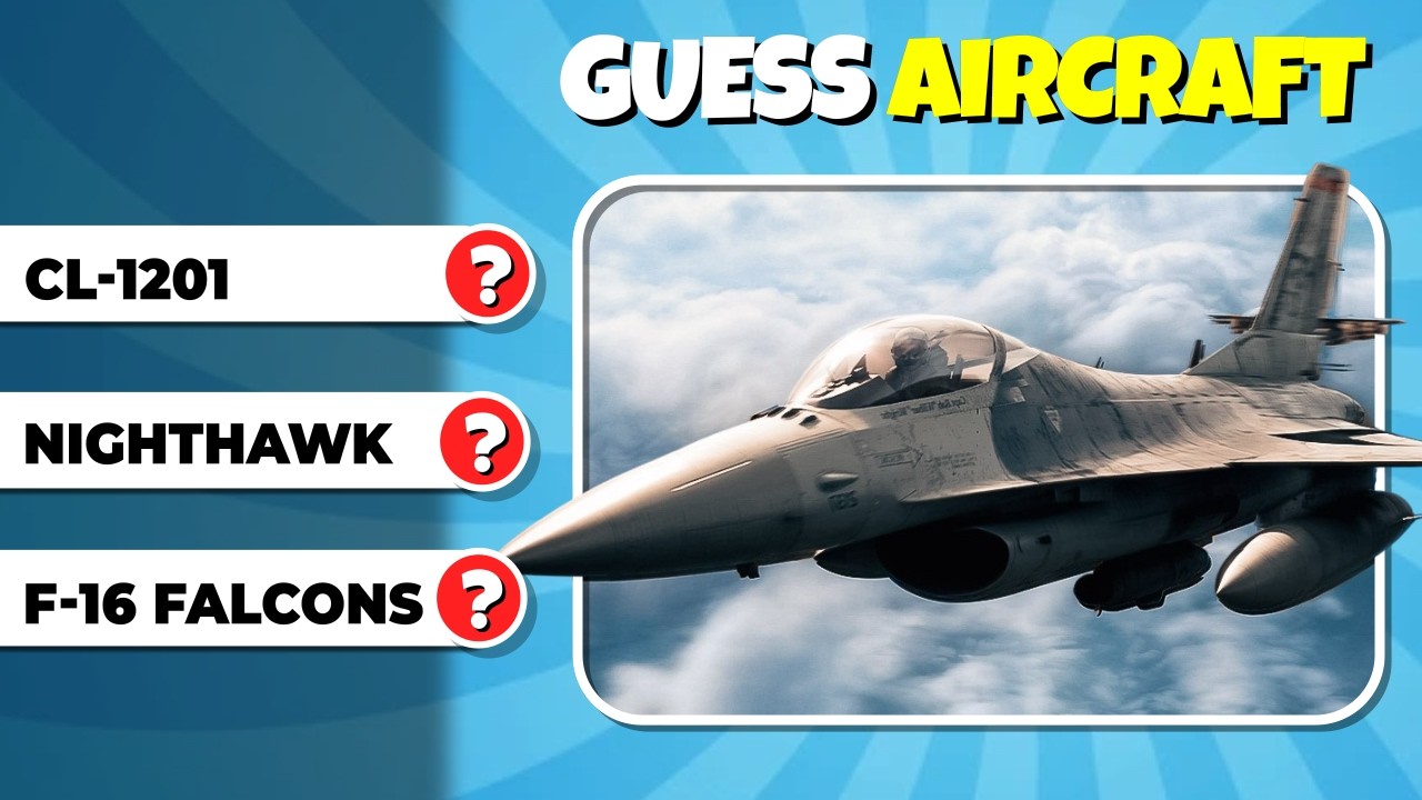 Can You Guess Military Aircraft Quiz? | How Good is Your Knowledge of Global Aviation?