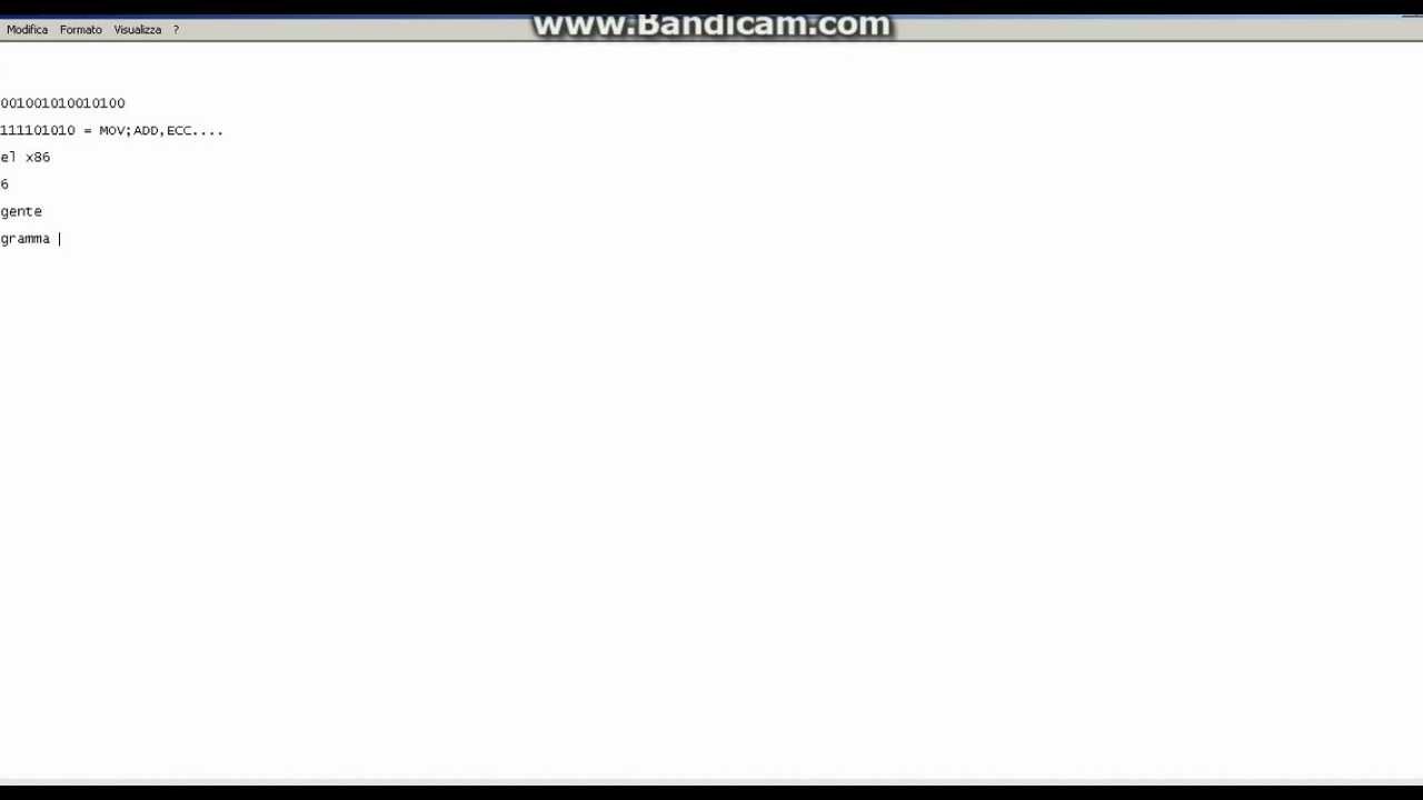 Tutorial 1 - Imparare Assembly (8086)