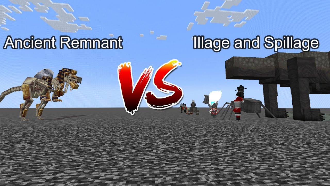 Ancient Remnant vs Illage and Spillage  Minecraft  Mob Battle