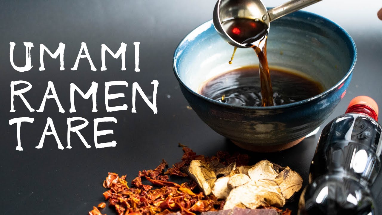 How to make Ramen TARE with common ingredients.(Shoyu Tare recipe)