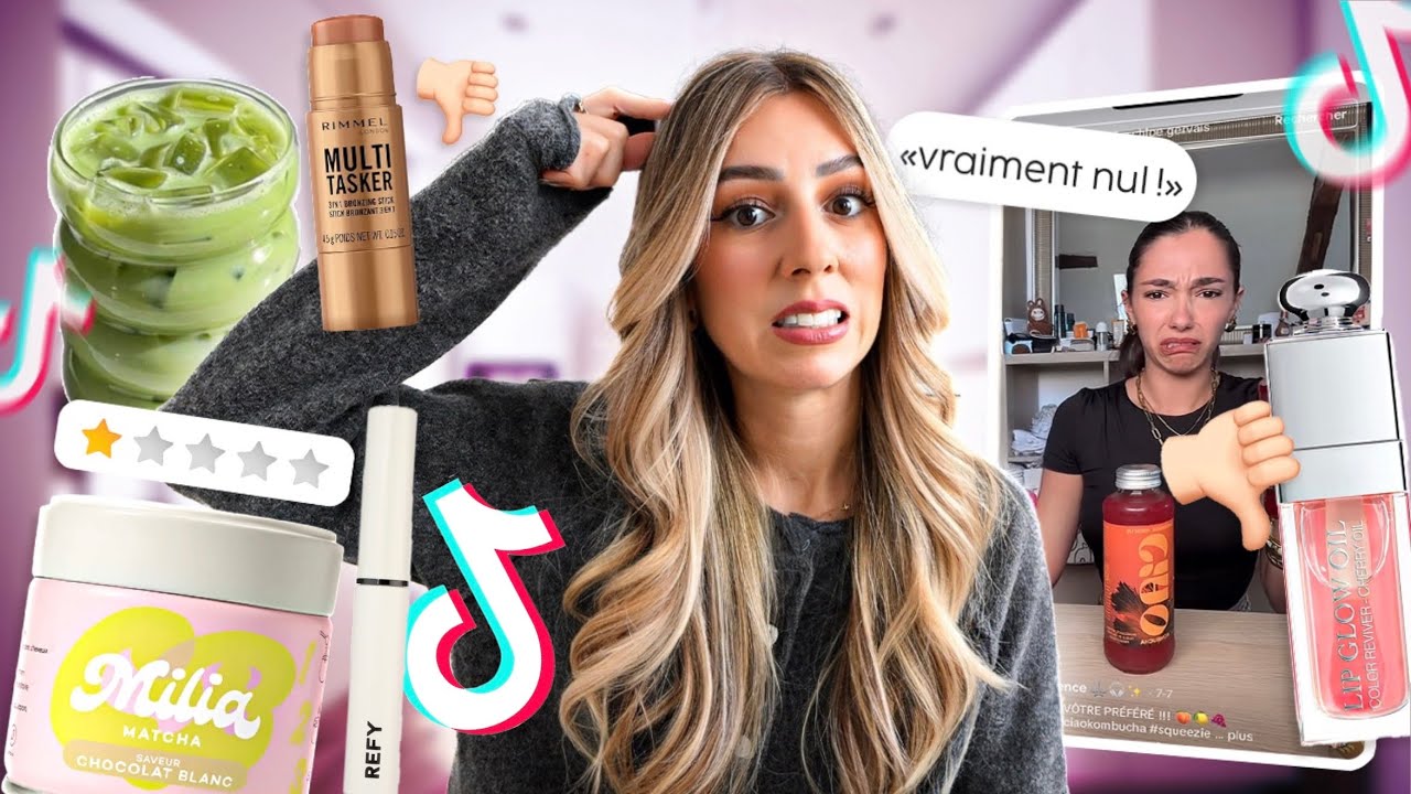 Je Teste des PRODUITS LES PLUS DÉTÉSTÉS DE TikTok 😅 Milia matcha, Dior, Ciao Kombucha...