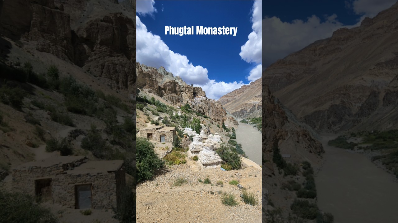 Link Road From Purne till Phugtal Monastery Bridge #lehladakhtourism #travel