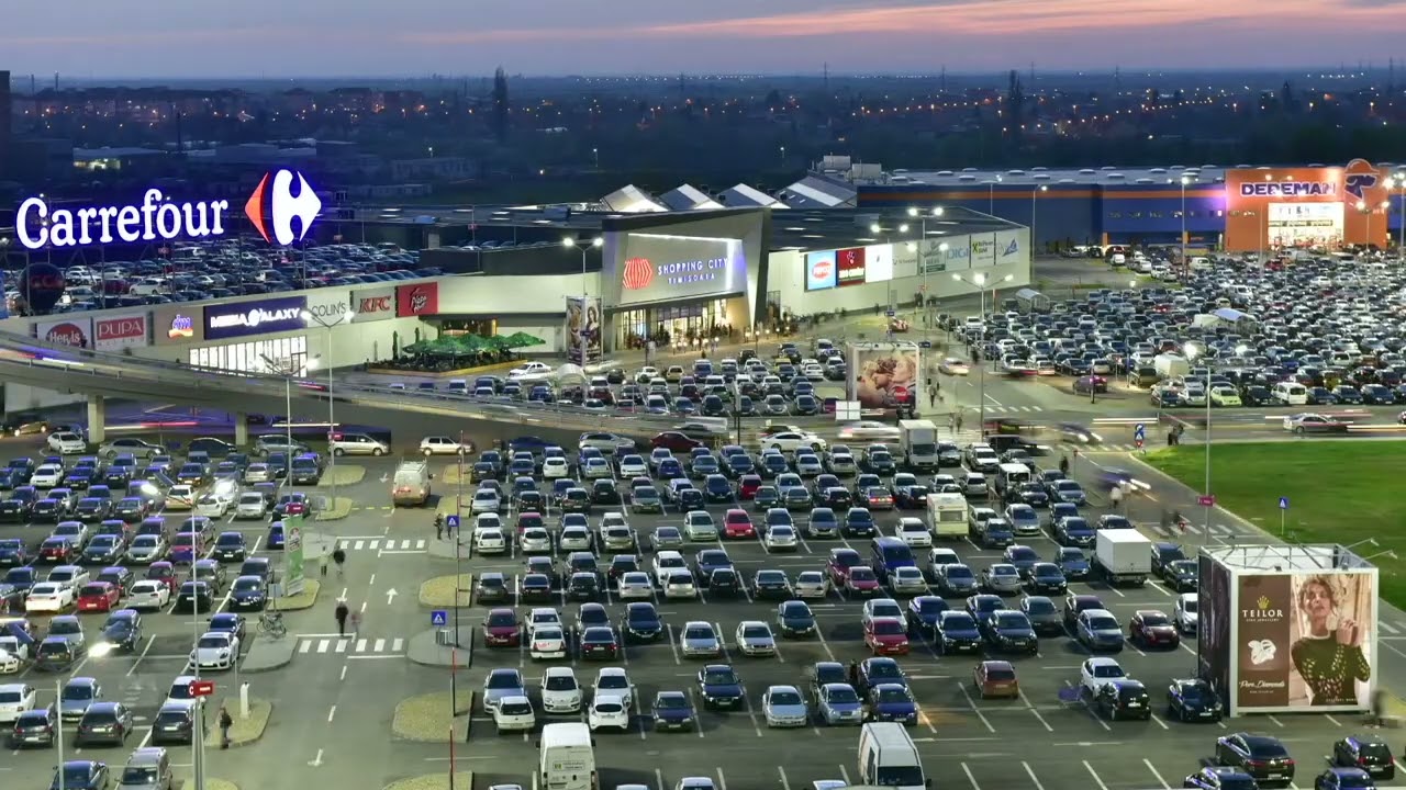 Shopping City Timisoara   4K   Blur